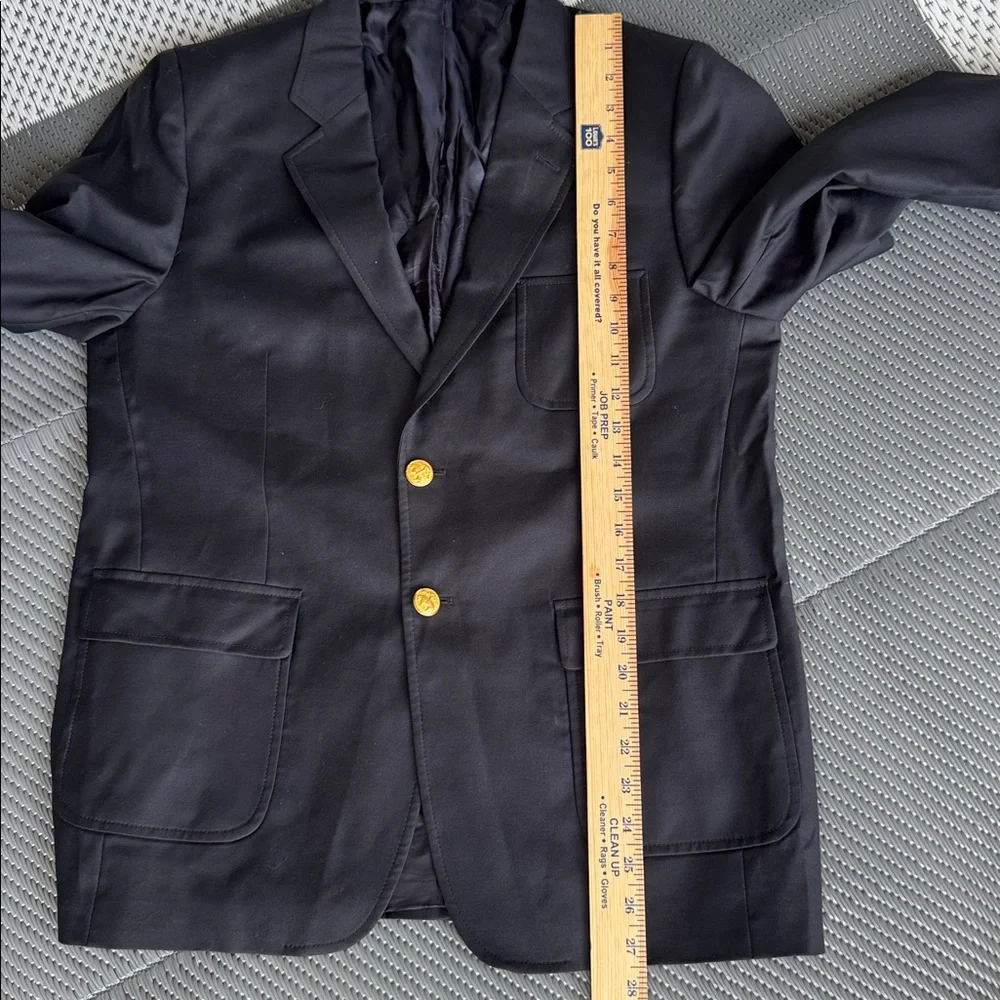 Loro Piana Brooks Brother Blazer Women’s Medium / Large Size 20 Black - Picture 13 of 15